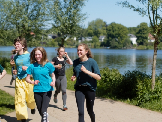 Spendenlauf für die Ukraine