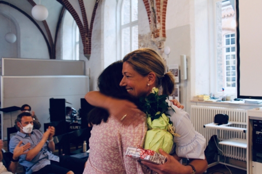 Verabschiedung von Frau Landow