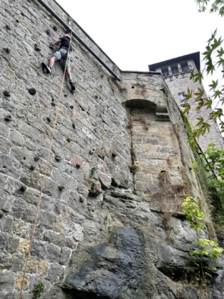 Klettern - Klassenfahrt 8d Hohnstein