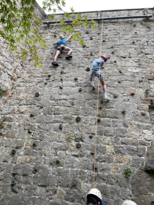 Klettern - Klassenfahrt 8d Hohnstein