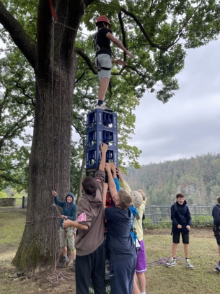 Klettern - Klassenfahrt 8d Hohnstein