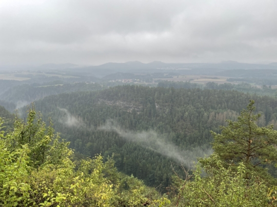 Brandaussicht - Klassenfahrt 8d Hohnstein