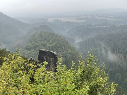 Brandaussicht - Klassenfahrt 8d Hohnstein