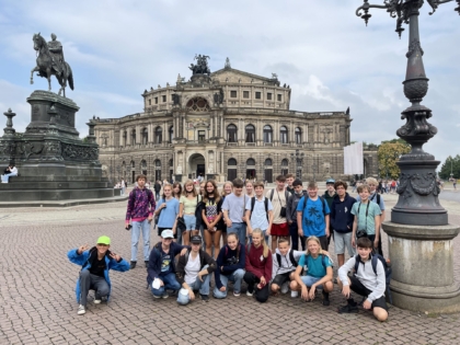 Ausflug nach Dresden - Klassenfahrt 8d Hohnstein