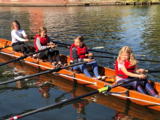 Ruder-Schnuppertag für die 5. Klassen