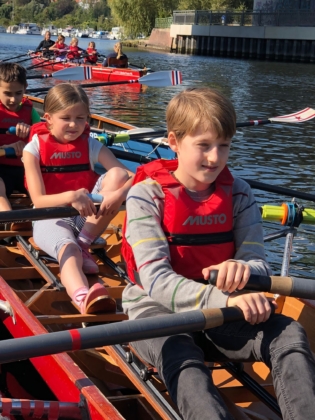 Ruder-Schnuppertag für die 5. Klassen