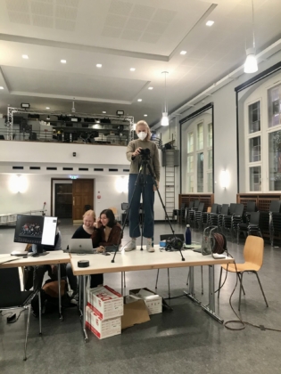 Fotoshooting für die Jahrbuchfotos