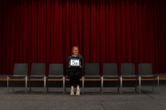 Fotoshooting für die Jahrbuchfotos