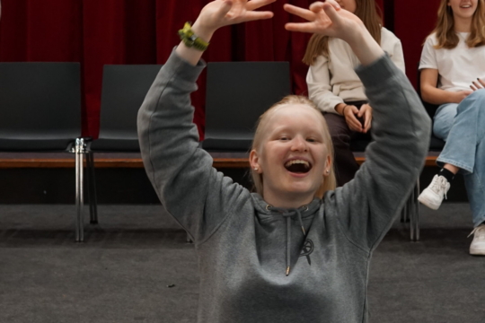Fotoshooting für die Jahrbuchfotos