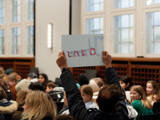 Die Fans beim Vorlesewettbewerb 2022