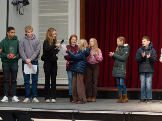 Siegerehrung des Vorlesewettbewerbs 2022