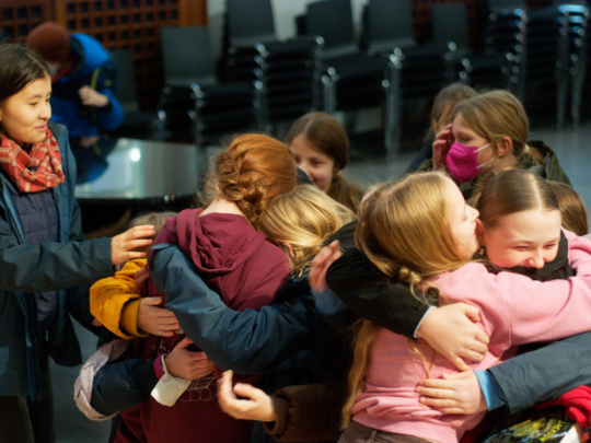 Glückwünsche beim Vorlesewettbewerb 2022