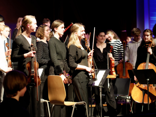 Gemeinsames Konzert mit dem Orchester aus Oslo