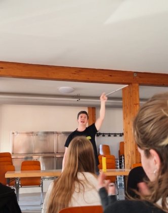 Pierre Dräger zu Besuch