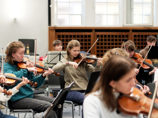 Besuch des Vestre Aker Strykeorkester aus Oslo