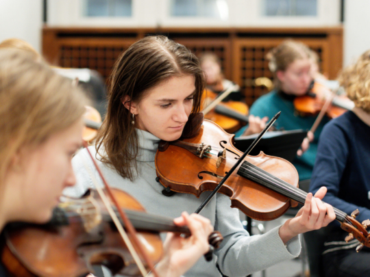Besuch des Vestre Aker Strykeorkester aus Oslo