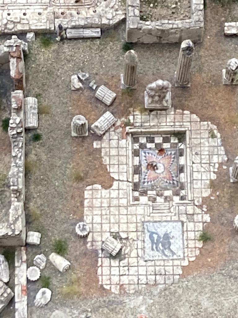 antike Mosaiken im Miniaturwunderland