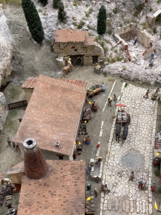 eine antike Straßenszene