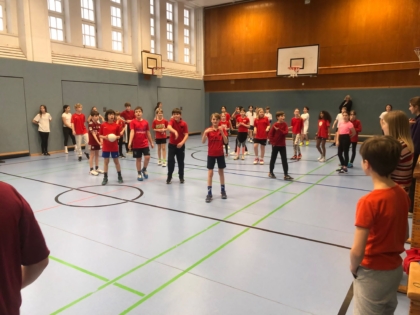 Völkerball 5. Klassen - Sport- und Spieltag 2023