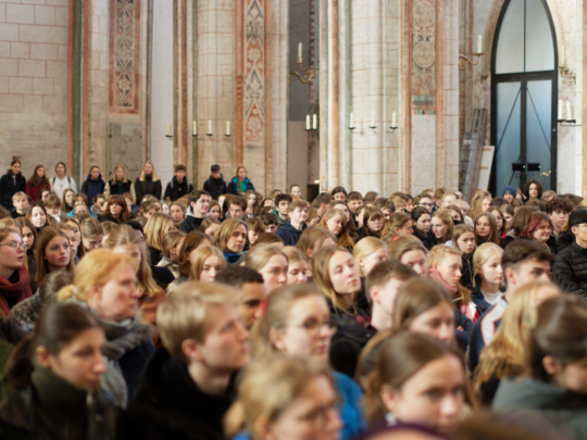 Plakettenübergabe Schule ohne Rassismus, Schule mit Courage