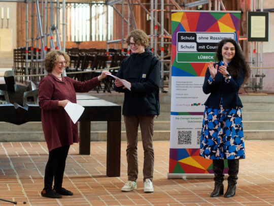 Plakettenübergabe Schule ohne Rassismus, Schule mit Courage