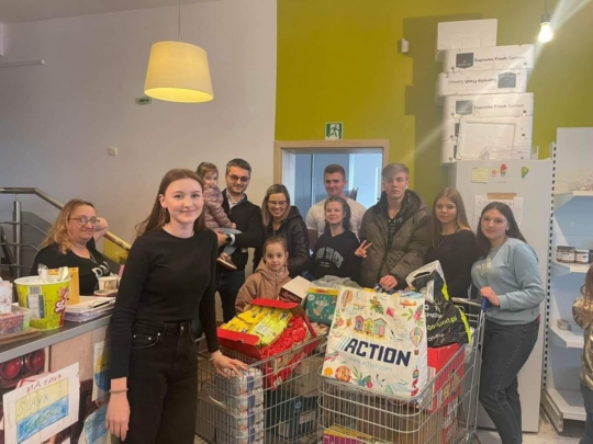 Kielce (Polen) - Versorgung von geflüchteten Familien