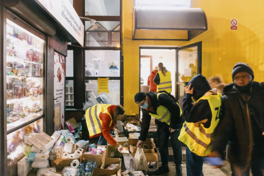 Lublin (Polen) - Versorgung von Geflüchteten