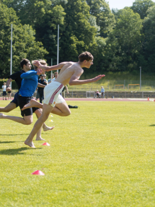 100m-Barfußlauf
