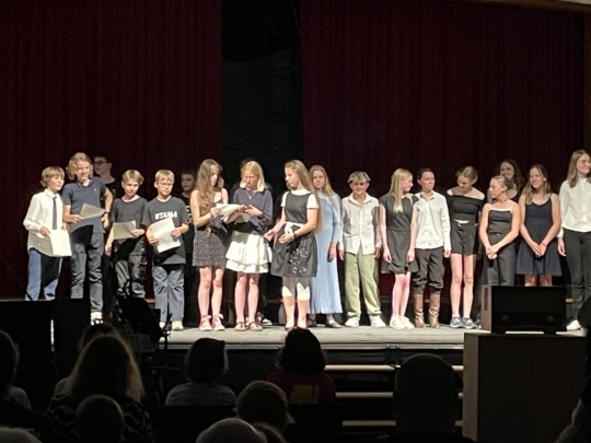 die ganze Klasse ist dabei