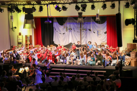 Aufführung des kleinen Musicals 2023