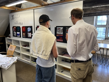 Abschlussaustellung der Kunstkurse des E-Jahrgangs 11