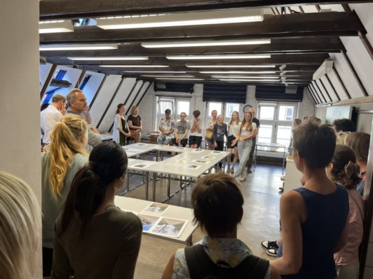 Abschlussaustellung der Kunstkurse des E-Jahrgangs 15