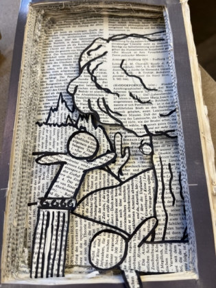 Abschlussaustellung der Kunstkurse des E-Jahrgangs 21