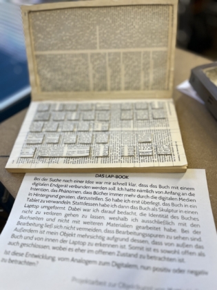 Abschlussaustellung der Kunstkurse des E-Jahrgangs 22