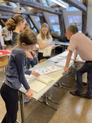 Abschlussaustellung der Kunstkurse des E-Jahrgangs 25