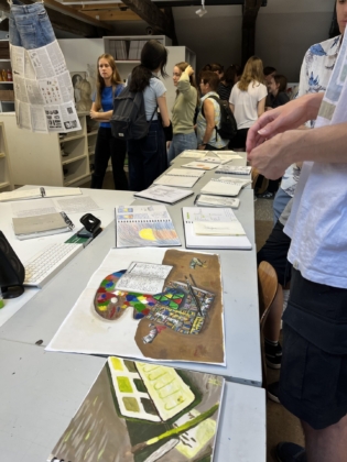 Abschlussaustellung der Kunstkurse des E-Jahrgangs 34