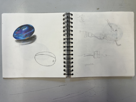 Abschlussaustellung der Kunstkurse des E-Jahrgangs 38