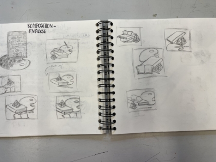 Abschlussaustellung der Kunstkurse des E-Jahrgangs 40