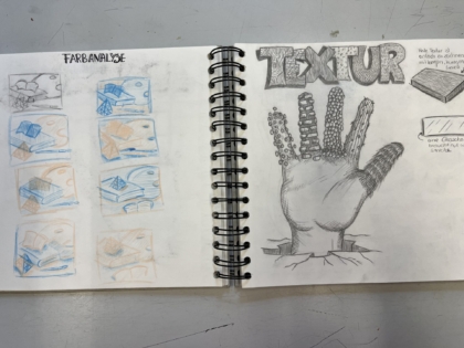 Abschlussaustellung der Kunstkurse des E-Jahrgangs 41