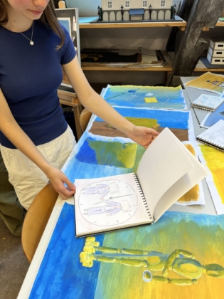 Abschlussaustellung der Kunstkurse des E-Jahrgangs 44