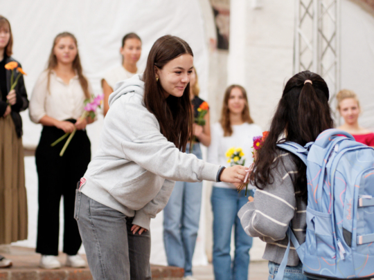 Einschulung der neuen Sextaner*innen