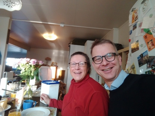 Bodil Nilsson mit Alfred Hegge