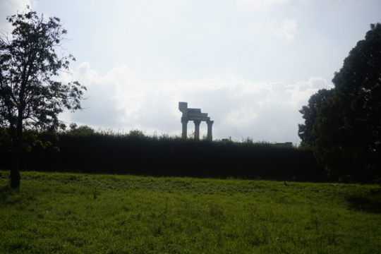 rekonstruierte Reste vom Hafentempel