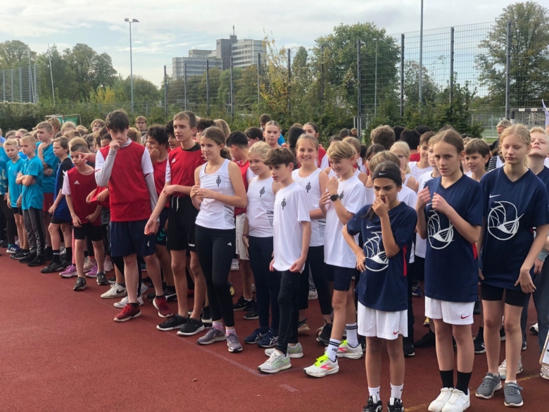 Der Start beim Crosslauf