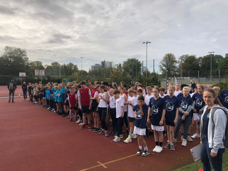 Der Start beim Crosslauf