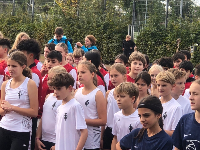 Der Start beim Crosslauf