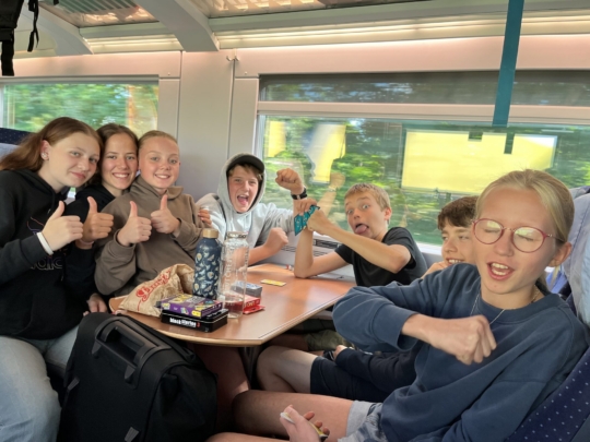 eine Zugfahrt, die ist lustig …