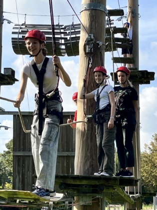 Skateboarden in der Luft