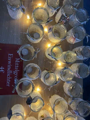 Gebastelte Kerzenlichter