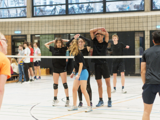 Volleyballturnier des Q2-Jahrgangs